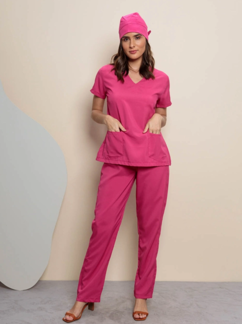 Scrub Feminino Água Marinha | Pink