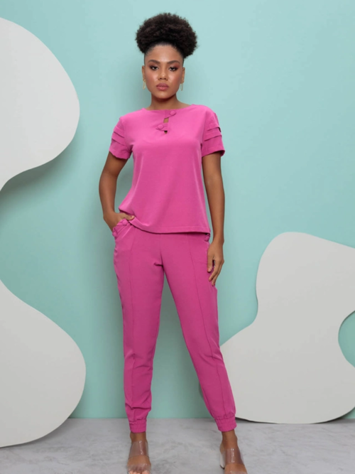 Scrub Feminino Amazonita | Pink