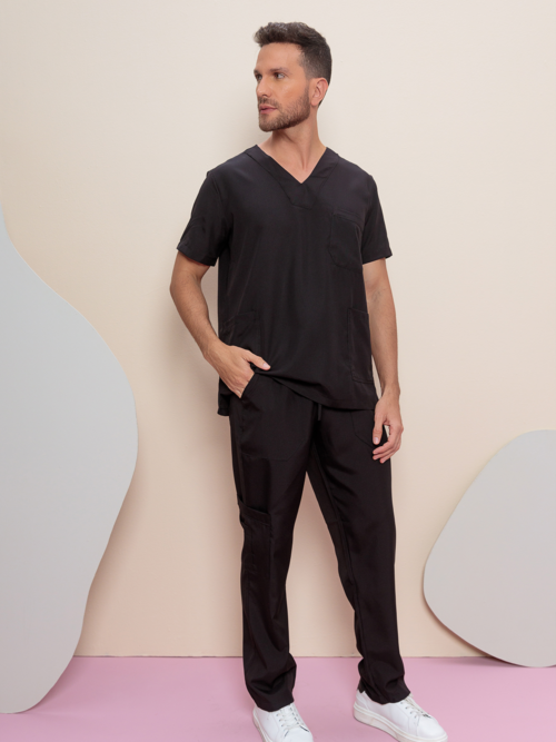 Scrub Masculino Alexandrita | Preto