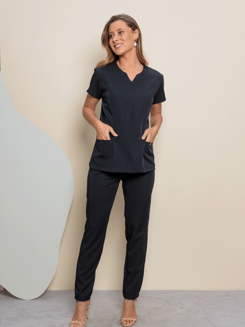 Scrub Feminino Jade | Marinho