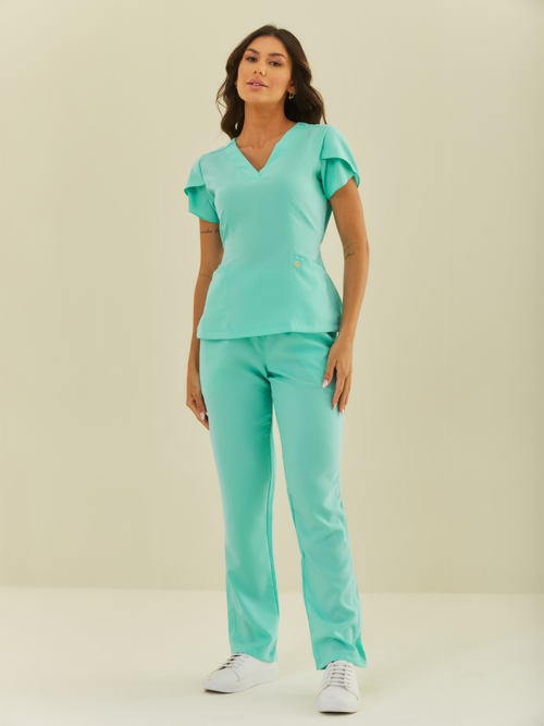 Scrub Feminino Ruby | Verde Claro