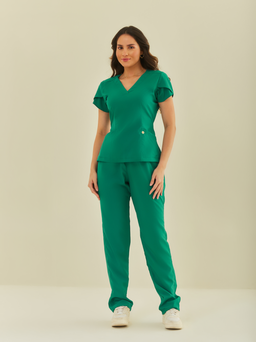 Scrub Feminino Ruby | Verde Escuro