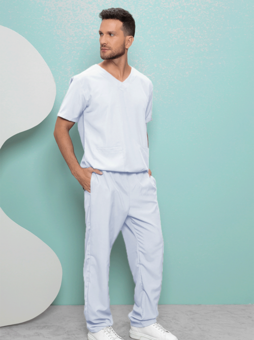 Scrub Masculino Opala | Branco