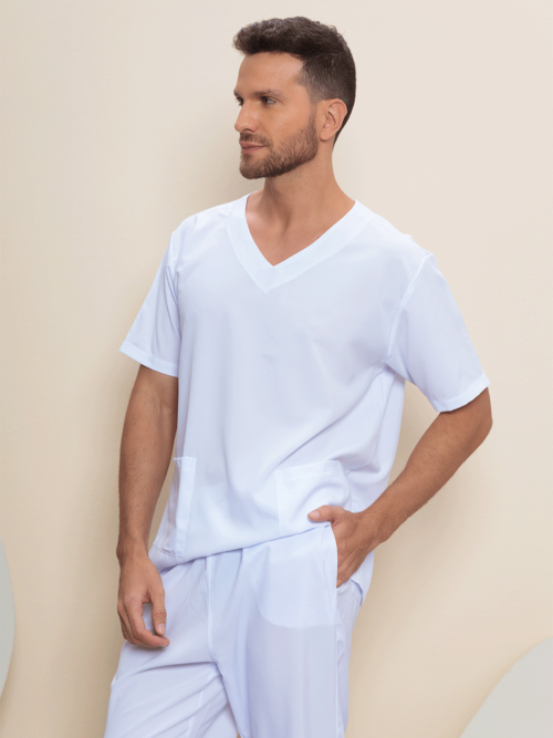 Scrub Masculino Opala | Branco